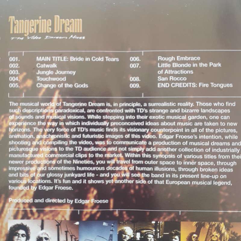 Tangerine Dream - The Video Dream Mixes [DVD] (1996)   *Electronic/Ambient