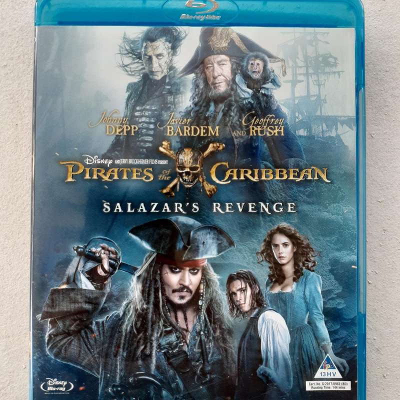 Pirates Of The Caribbean: Salazar's Revenge - Depp / Bardem / Rush [Blu-ray Movie]