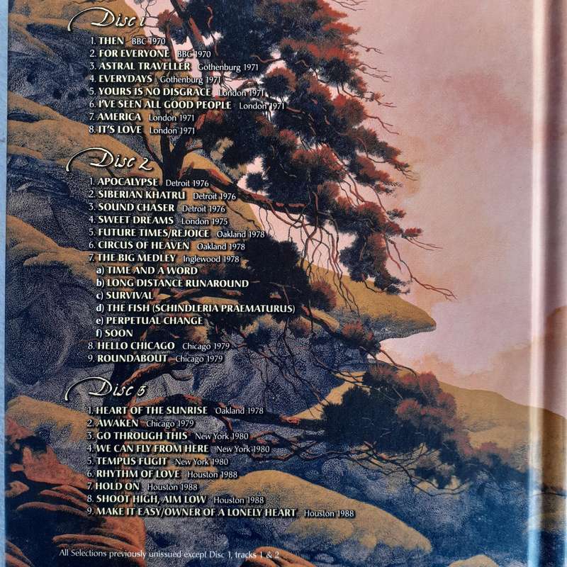 Yes - The Word Is Live [Import 3 CD Digibook] (2005)