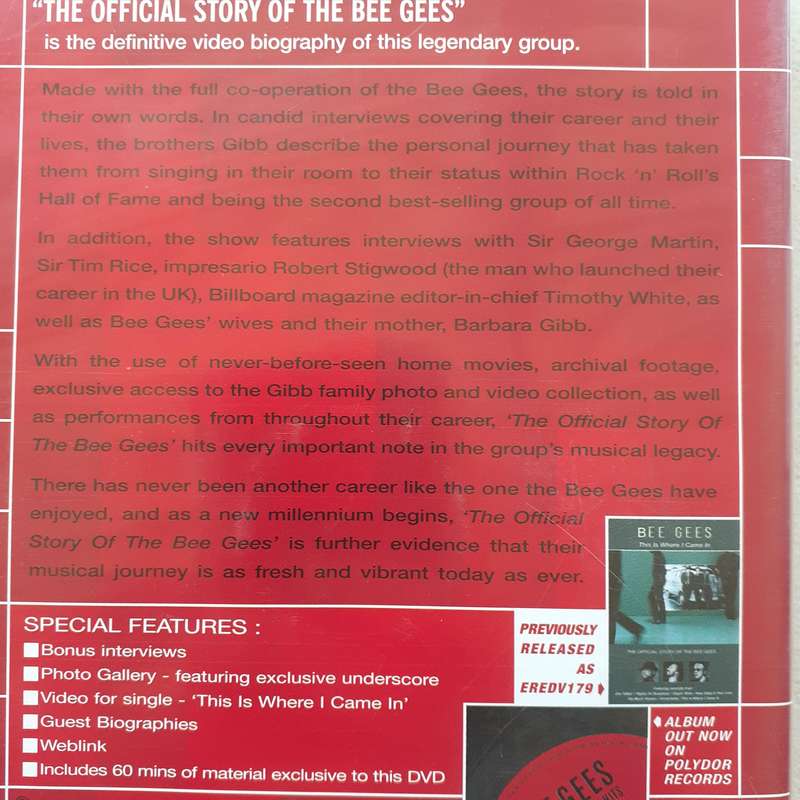 Bee Gees - The Official Story Of The Bee Gees [DVD] (2006)