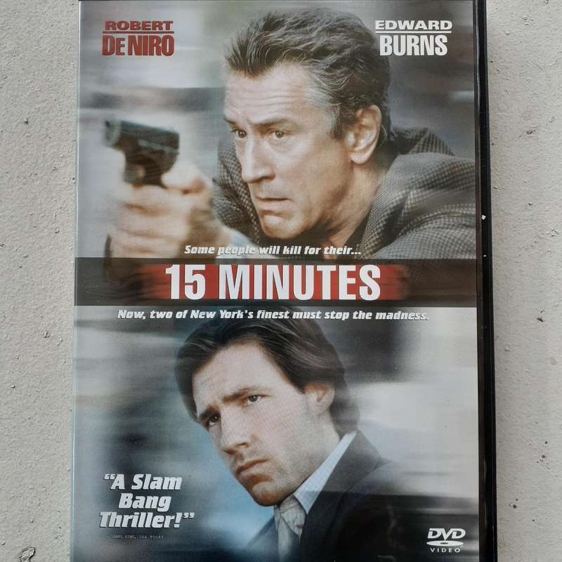 15 Minutes - De Niro / Burns [DVD Movie]