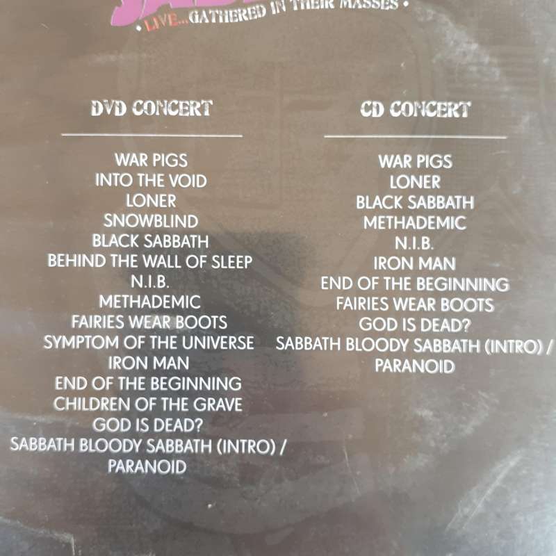 Black Sabbath - Live...Gathered In Their Masses [DVD+CD] (2013)   [D]