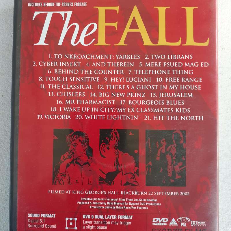 The Fall - A Touch Sensitive (Live) [DVD] (2003)   [D]