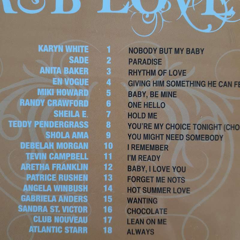 R & B Love: Volume 1 and 2 - Various Artists (2 CD Bundle)  [R]