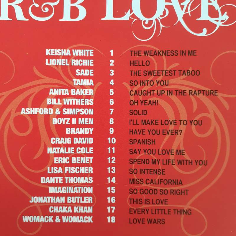 R & B Love: Volume 1 and 2 - Various Artists (2 CD Bundle)  [R]