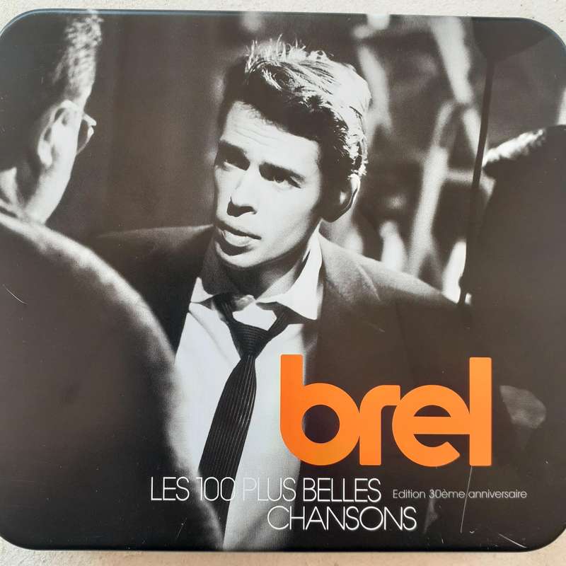 Jacques Brel - Les 100 Plus Belles Chansons [5 CD Steel Tin Box Set] (2008)
