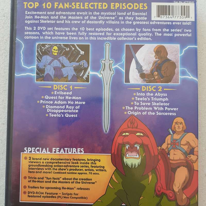 He-Man And The Masters Of The Universe - 10 Best Episodes [2DVD Import]