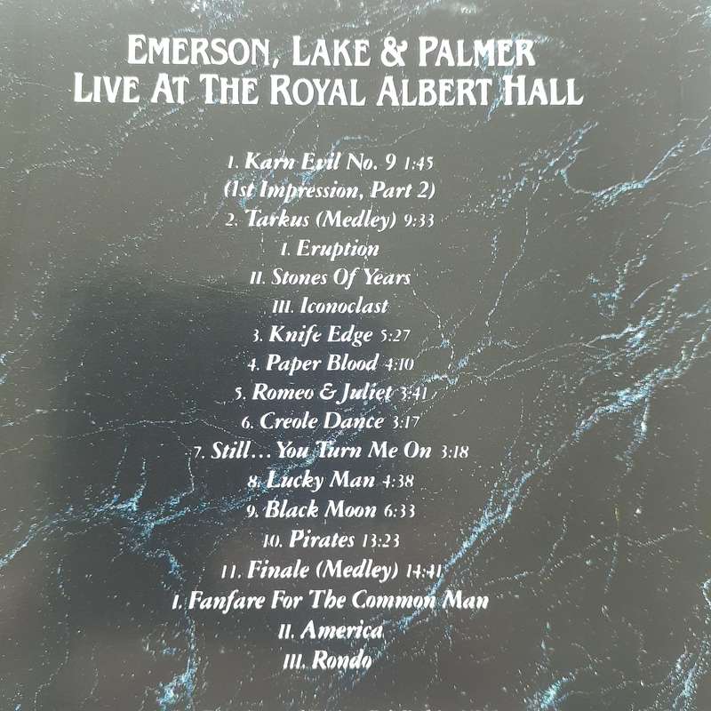 Emerson, Lake & Palmer - Live At The Royal Albert Hall [Import CD] (1993)