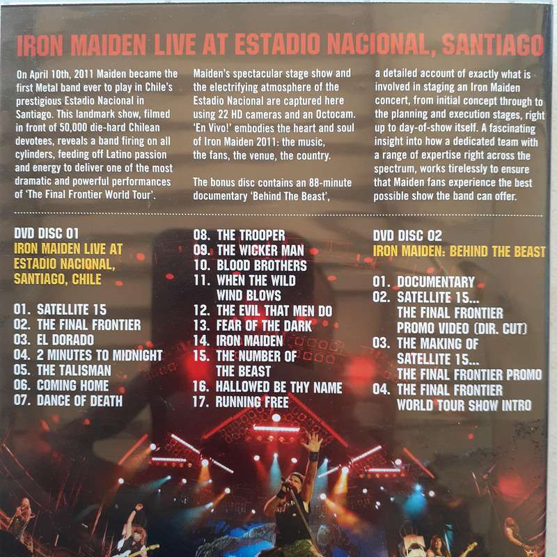 Iron Maiden - En Vivo! Live At Estadio Nacional, Satiago [2DVD] (2012)