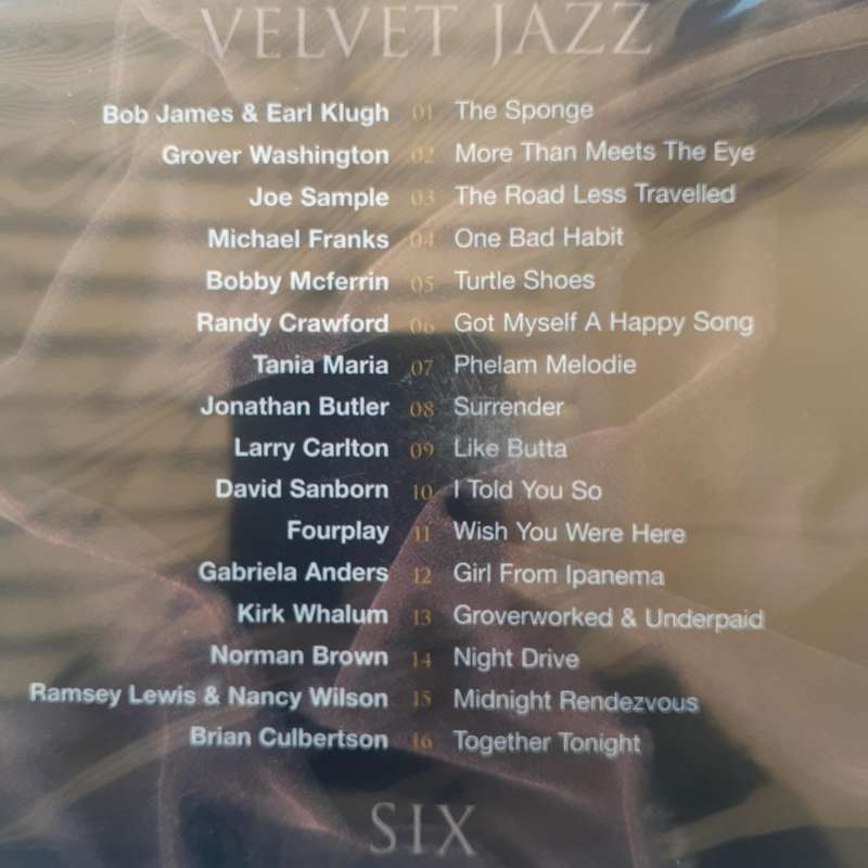 Velvet Jazz SIX - Various Artists (CD)   *NEW, sealed