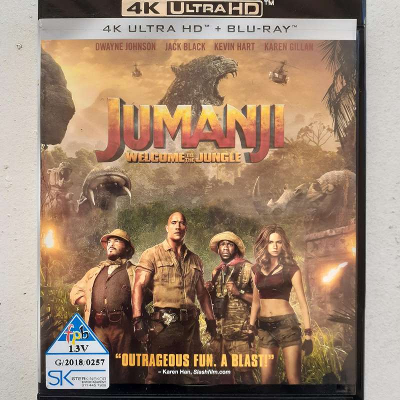 Jumanji: Welcome To The Jungle [4K UHD + Blu-ray]