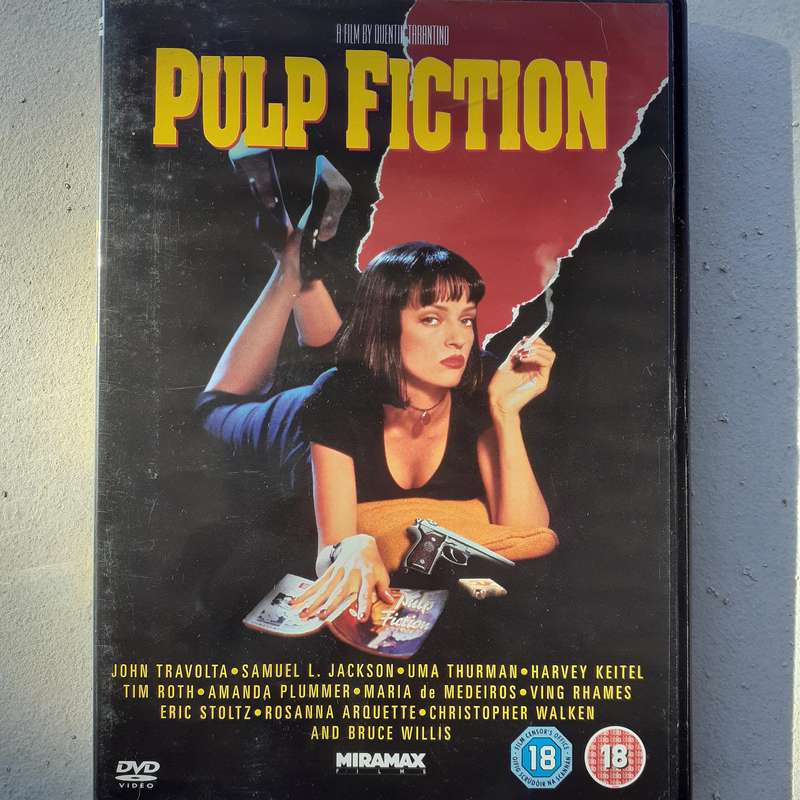 Pulp Fiction (A Quentin Tarantino Film) - Travolta / Thurman [DVD Movie] (UK release)
