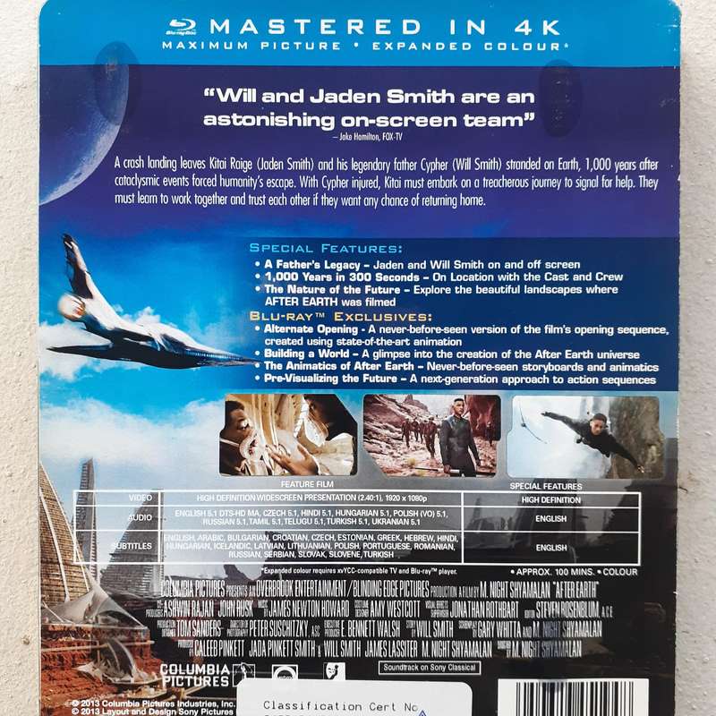 After Earth - Smith / Smith [Steel-book Blu-ray Movie]