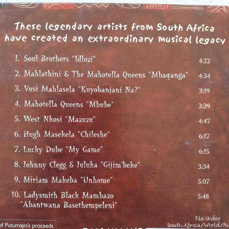 Putumayo Presents: South African Legends (Various Artists) (2000)