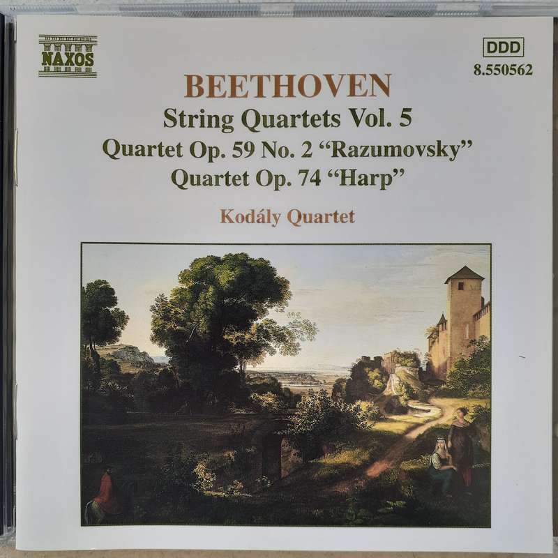 Beethoven / Kodály Quartet - String Quartets Vol. 5. Quartet Op. 59 No. 2 Rasumovsky  Op. 74 Harp