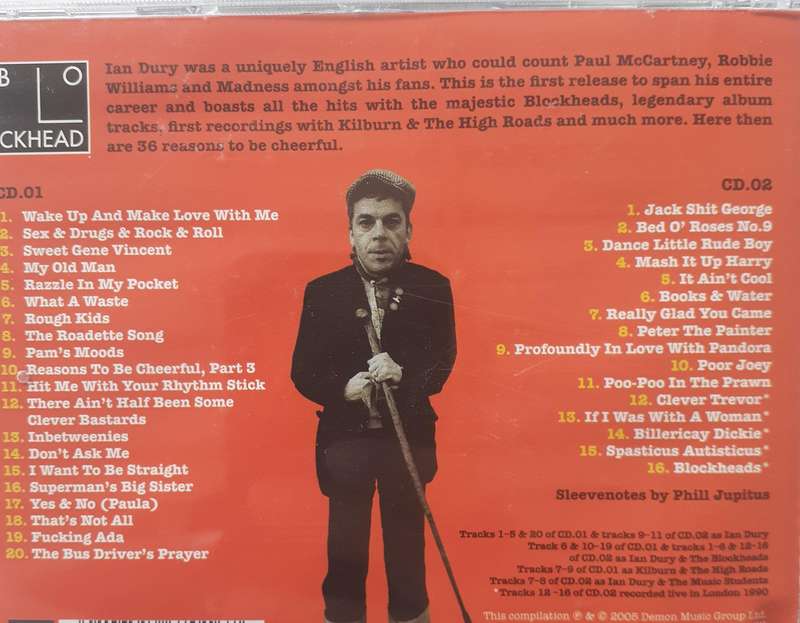 Ian Dury - Reasons To Be Cheerful: The Best Of Ian Dury (2CD) (2005)