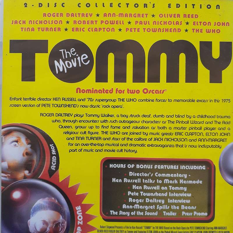 Tommy (The Who) - The Movie (2 DVD Collector`s Edition) [Import] (1975/re2004)