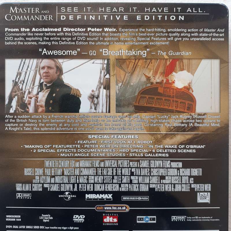 Master And Commander (Definitive Edition) [2 DVD Steel-Book]