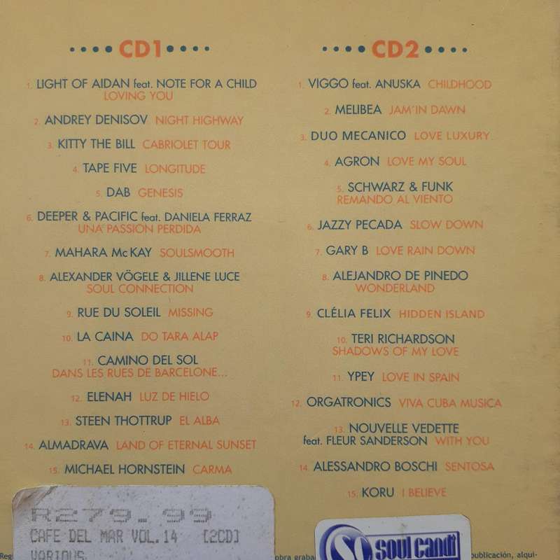 Cafe Del Mar - Volumen Catorce [2CD digipak] (2007)