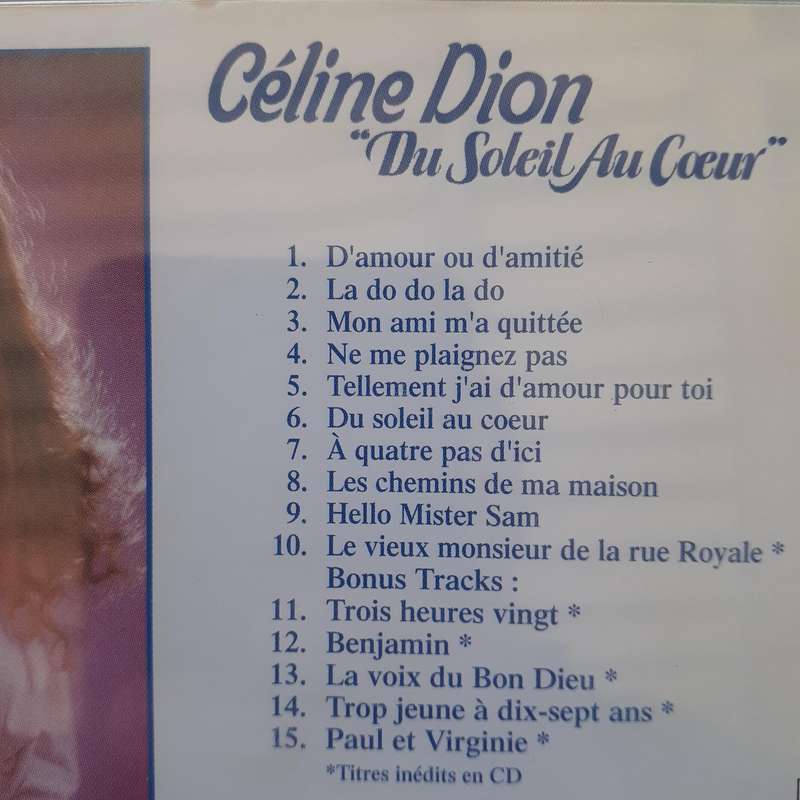 Celine Dion - Du Soleil Au Cœur (2002)