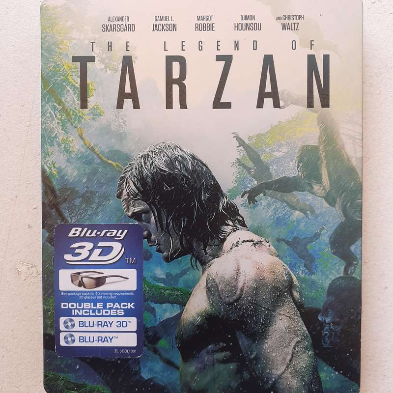 The Legend Of Tarzan - Skarsgard / Jackson [3D Blu-ray & Blu-ray Movie 2-Disc STEELBOOK]