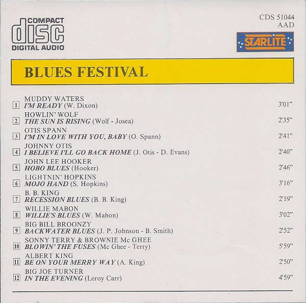 Blues Festival - Various Artists (1990)