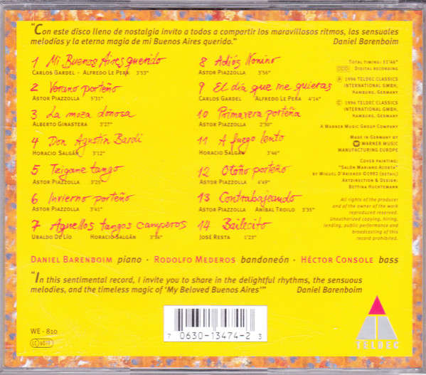 Barenboim / Mederos / Console - Mi Buenos Aires Querido: Tangos Among Friends (1996) [B]