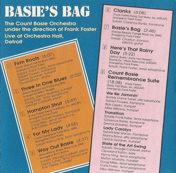 The Count Basie Orchestra Under The Direction Of Frank Foster - Basie's Bag (1994) [C]