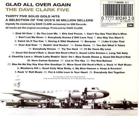 The Dave Clark Five - Glad All Over Again (1993)