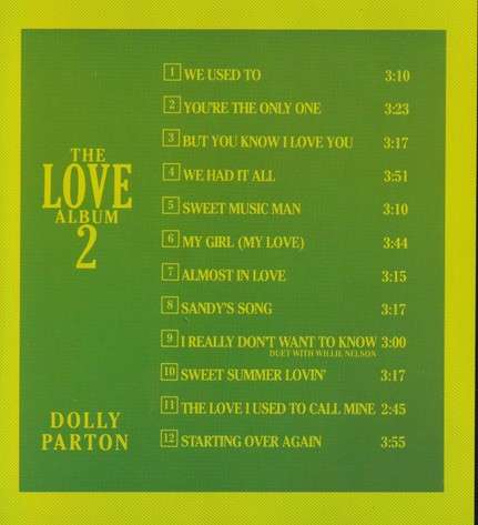 Dolly Parton - The Love Album 2 (1985)