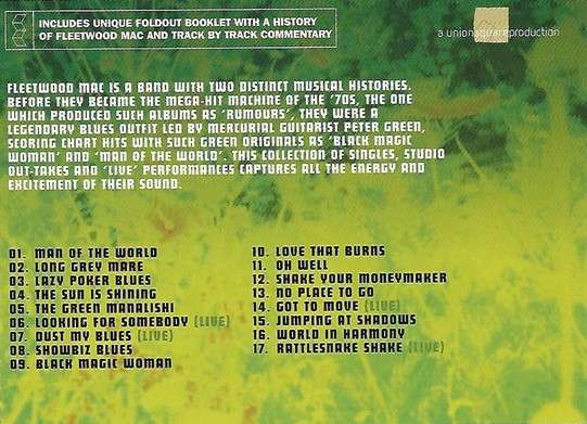 Fleetwood Mac - Green Shadows Classics And Rarities Feat. Peter Green [Import CD] (2003)