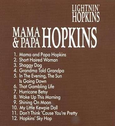 Lightnin' Hopkins - Mama & Papa Hopkins [Import CD] (1991)