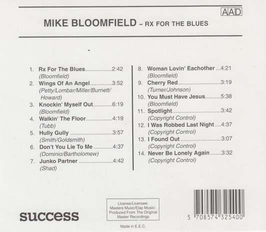 Mike Bloomfield - RX For The Blues [Import CD]