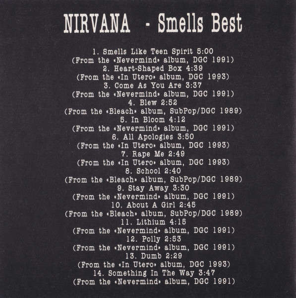 Nirvana - Smells Best... [Import CD]