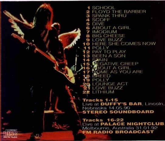 Nirvana - Saturday Night Sonic Attack [Unofficial Live CD]