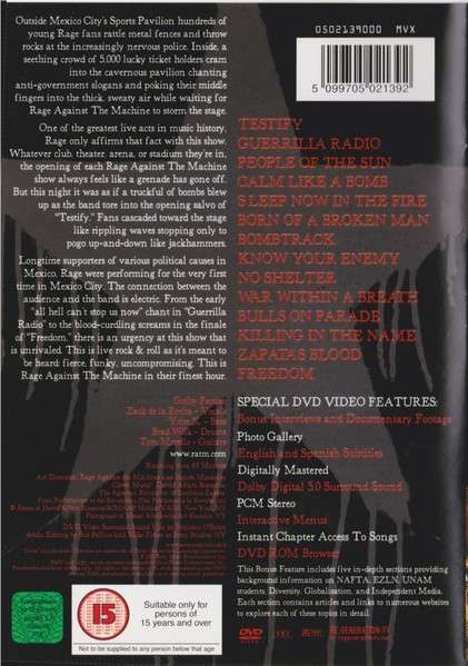 Rage Against The Machine - The Battle Of Mexico City [DVD]
