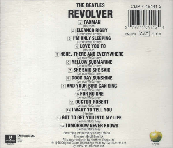 The Beatles - Revolver (Stereo) [Import CD 1966 - EU Reissue)