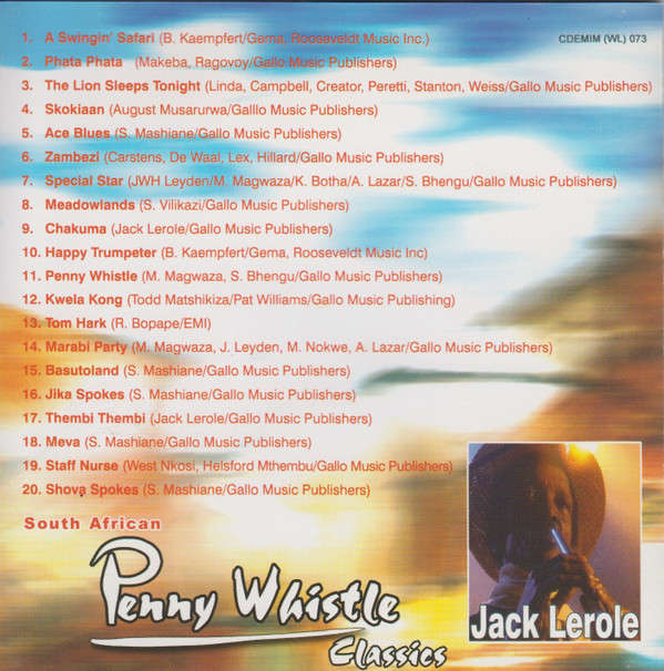 Jack Lerole - South African Penny Whistle Classics (2003)   [D]