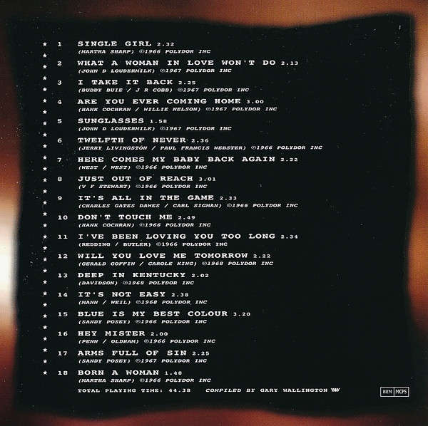 Sandy Posey - All American Country: 18 Original Country Classics (CD - 1996)