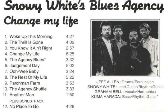 Snowy White's Blues Agency - Change My Life [Import CD] (1989)