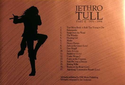 Jethro Tull - Platinum Collection Part II 1976-1994 (1994)