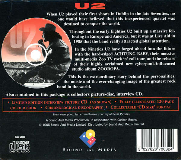 U2 - Interview Disc & Fully Illustrated Book (1995)   *No music, just interview.