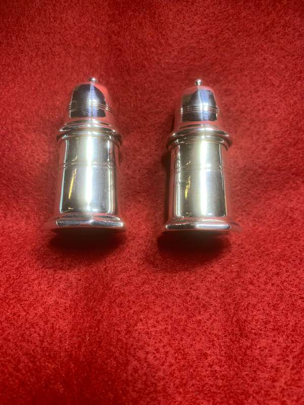 Vintage CHRISTOFLE salt and pepper shakers
