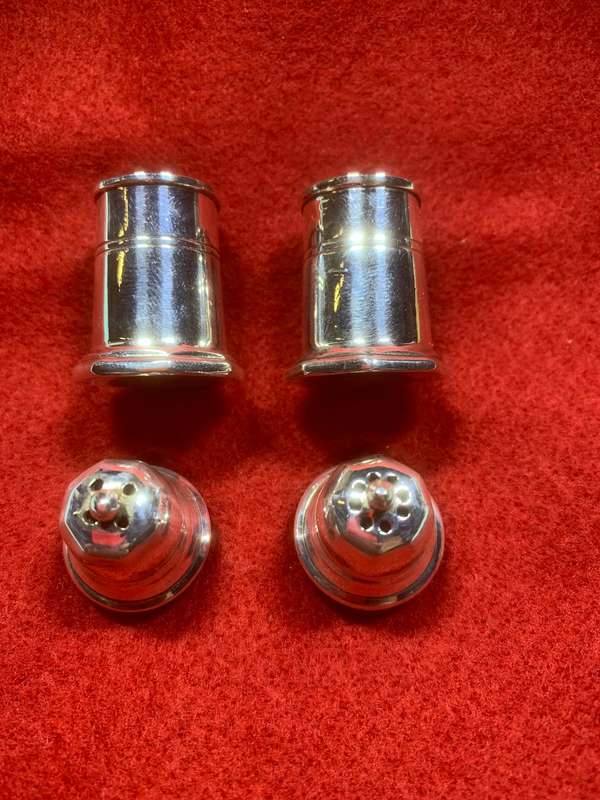Vintage CHRISTOFLE salt and pepper shakers