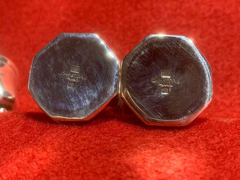Vintage CHRISTOFLE salt and pepper shakers