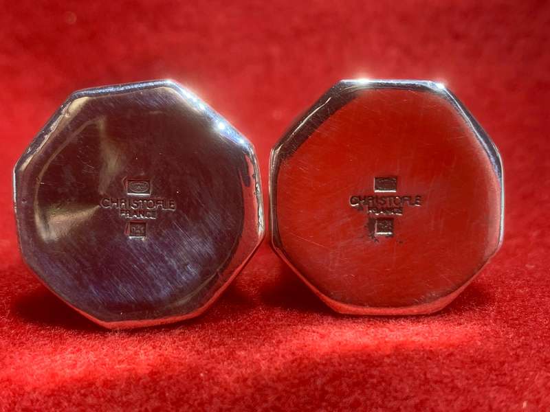 Vintage CHRISTOFLE salt and pepper shakers