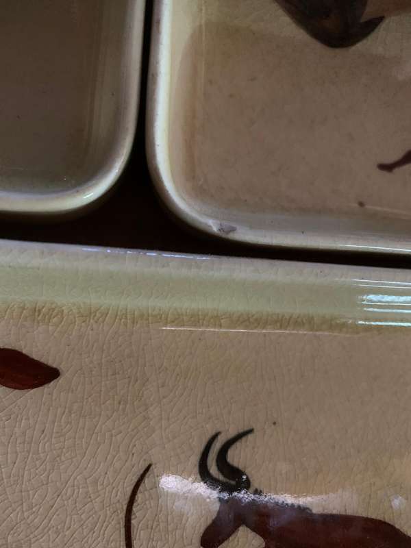 Drostdy hand painted bushman rock painting Snack plates LATE ENTRY