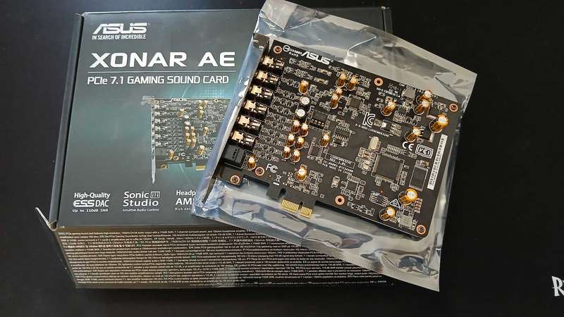 Asus Xonar AE PCIe 7.1 Gaming Sound Card