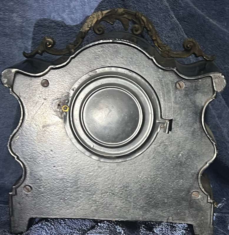 Ansonia Mantel Clock - Rare Black Marble Antique
