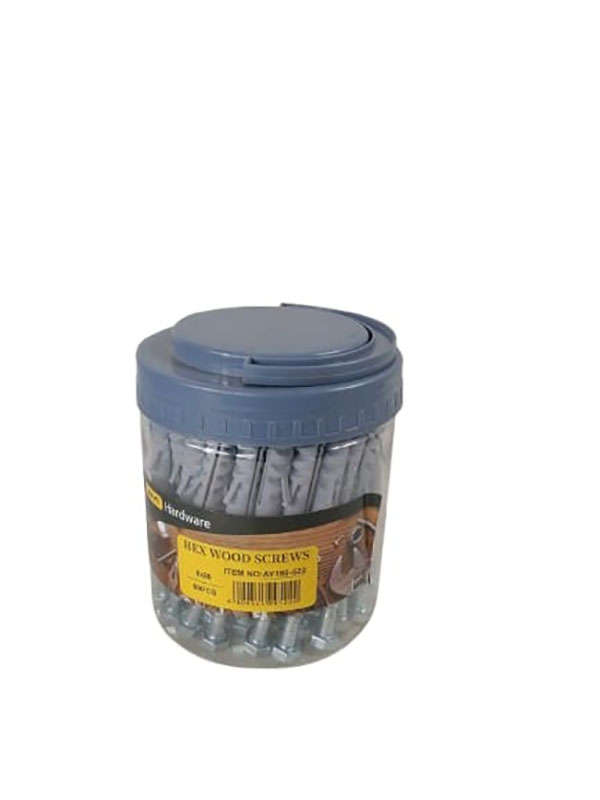 80 Premium Woodworking Screws Set - Durable Steel, Sharp Threads, Rust-Resistant Coating